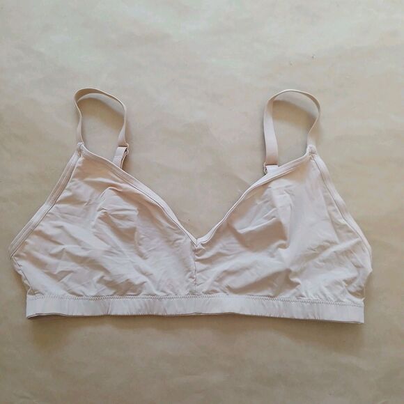 Smoothez By Aerie Size Large Nude Wireless Bralette Sheer - Picture 1 of 4